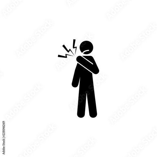 ache, arthritis icon. Element of human pain icon for mobile concept and web apps. Detailed ache, arthritis icon can be used for web and mobile