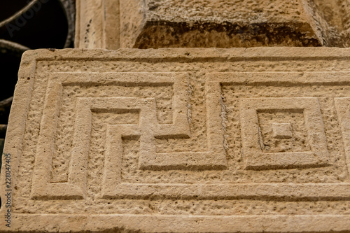 Photography stone carving, digital photo picture as a background