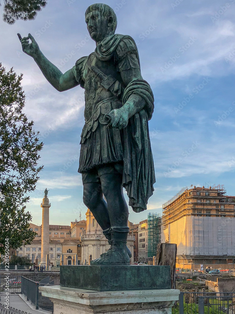 Trajan Monument - Rome, Italy