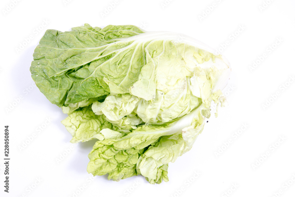 Lettuce isolated on a white background Lettuce isolated on a white background