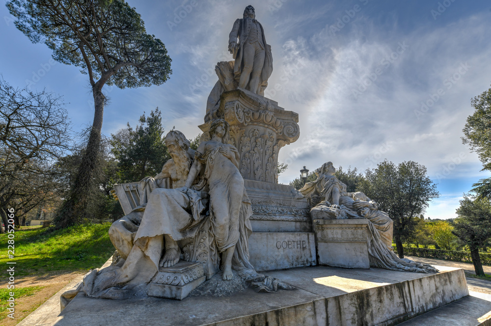 Wolfgang Goethe Monument - Rome, Italy
