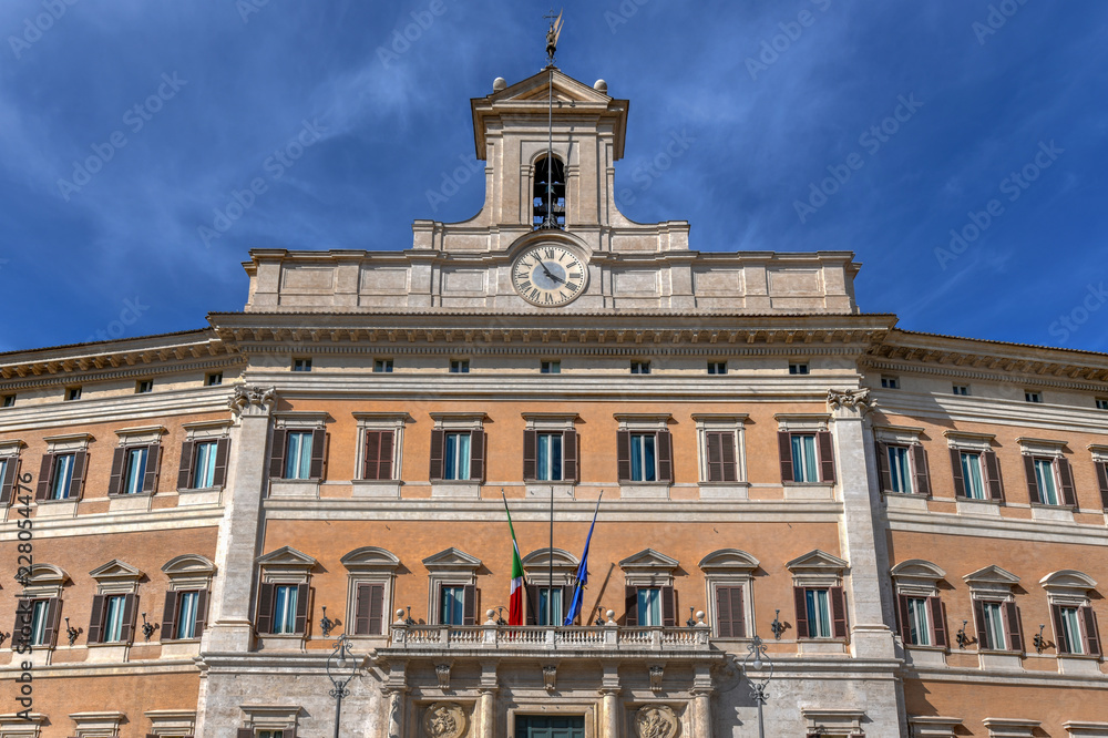 Palazzo of Montecitorio - Rome, Italy