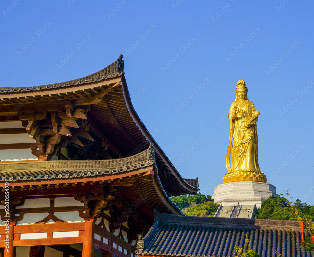 Fototapeta premium a temple in Jiangsu