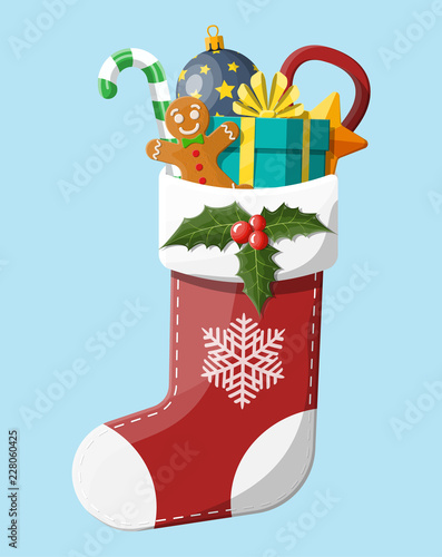 Christmas sock stocking