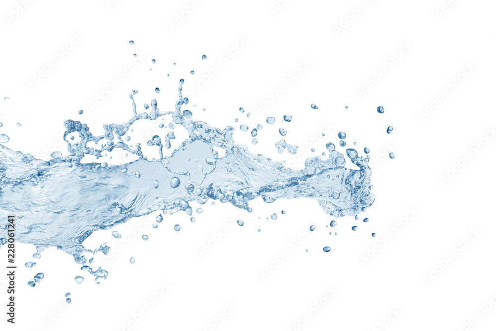 Water ,water splash isolated on white background,water splash