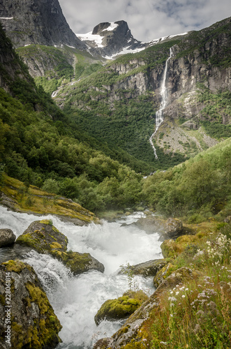 2 very nice waterfalls in Norway  Briksdalbreen Norway