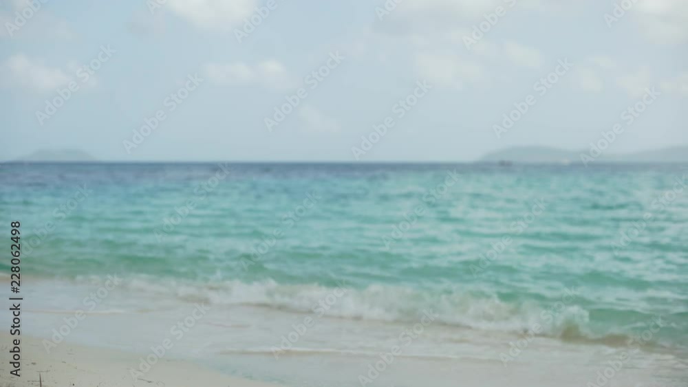 Background Plate of Out of focus shot of high tide on St John's or green screen Background Plate of Out of focus shot of high tide on St John's or green screen