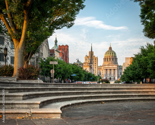 Foto Riverside View of Harrisburg State Capital