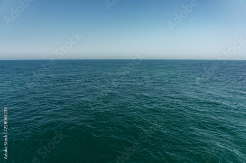 Fototapeta Naklejka Na Ścianę i Meble -  open deep sea and clear blue sky