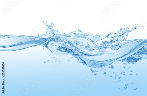 Fototapeta Water ,water splash isolated on white background,water splash