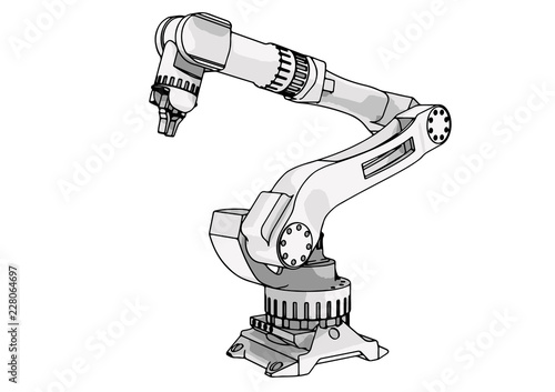 robotic arm vector