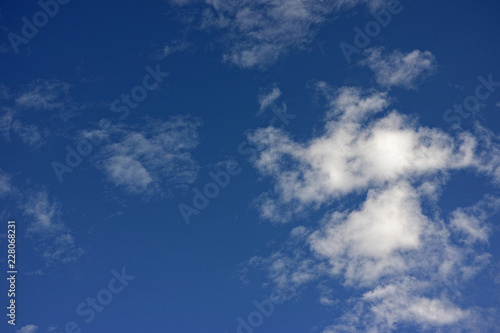 blue sky with clouds