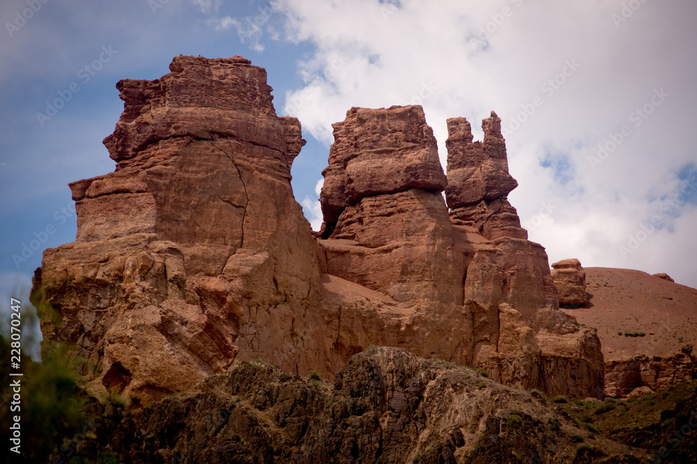 beautiful canyon in Kazakhstan beautiful canyon in Kazakhstan