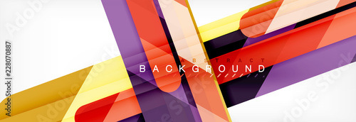 Abstract colorful lines, modern geometric background design