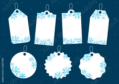 Snowflake Christmas Gift Tags