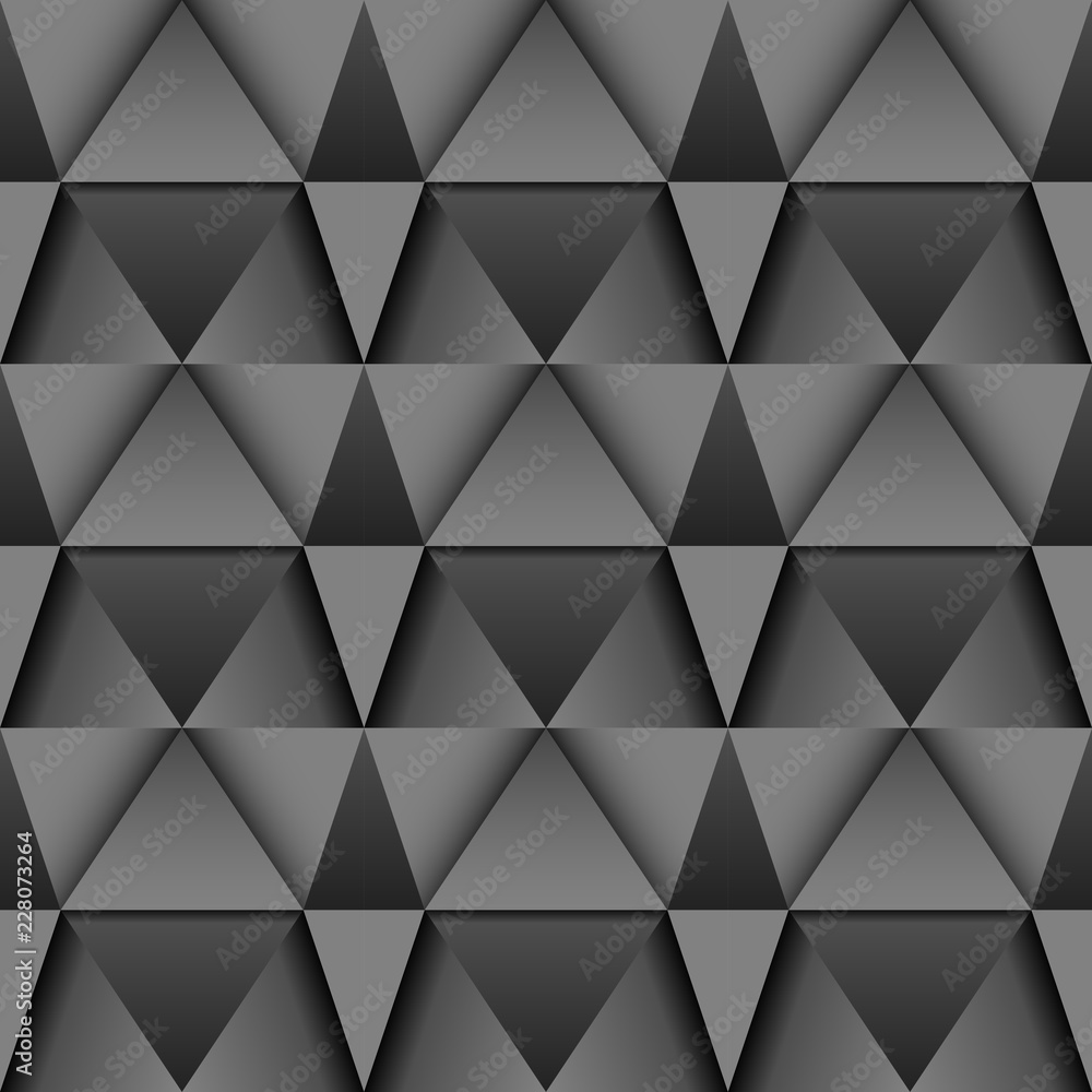 Gray 3d geometric background. Seamless pattern Gray 3d geometric background. Seamless pattern