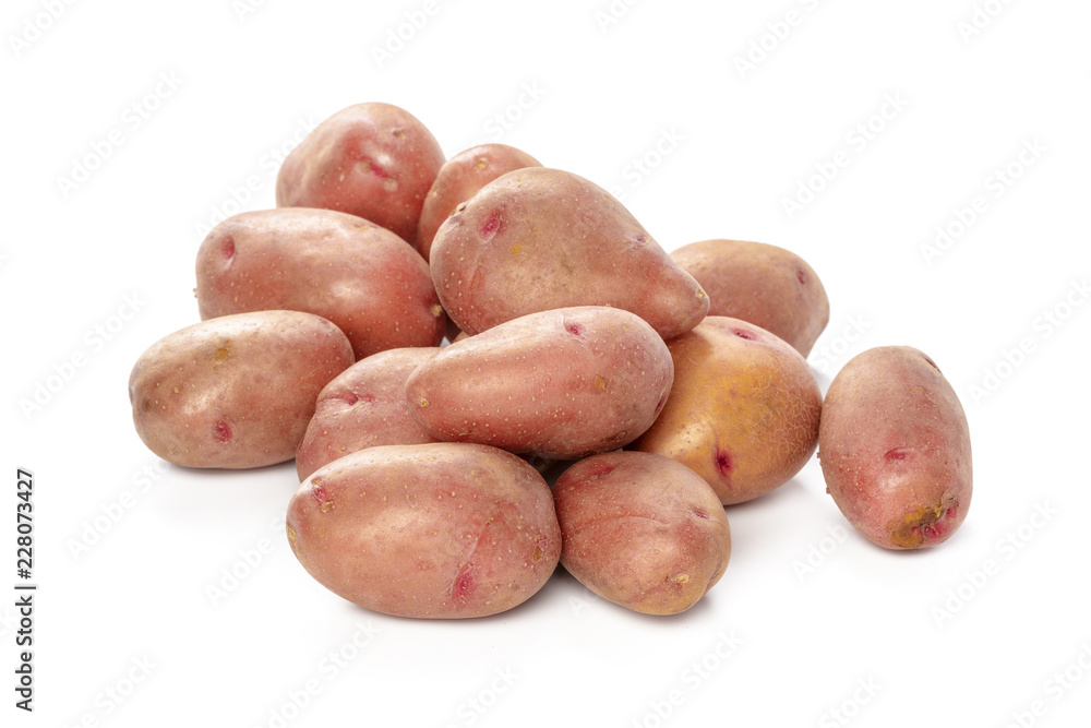 Potatoes isolated on white