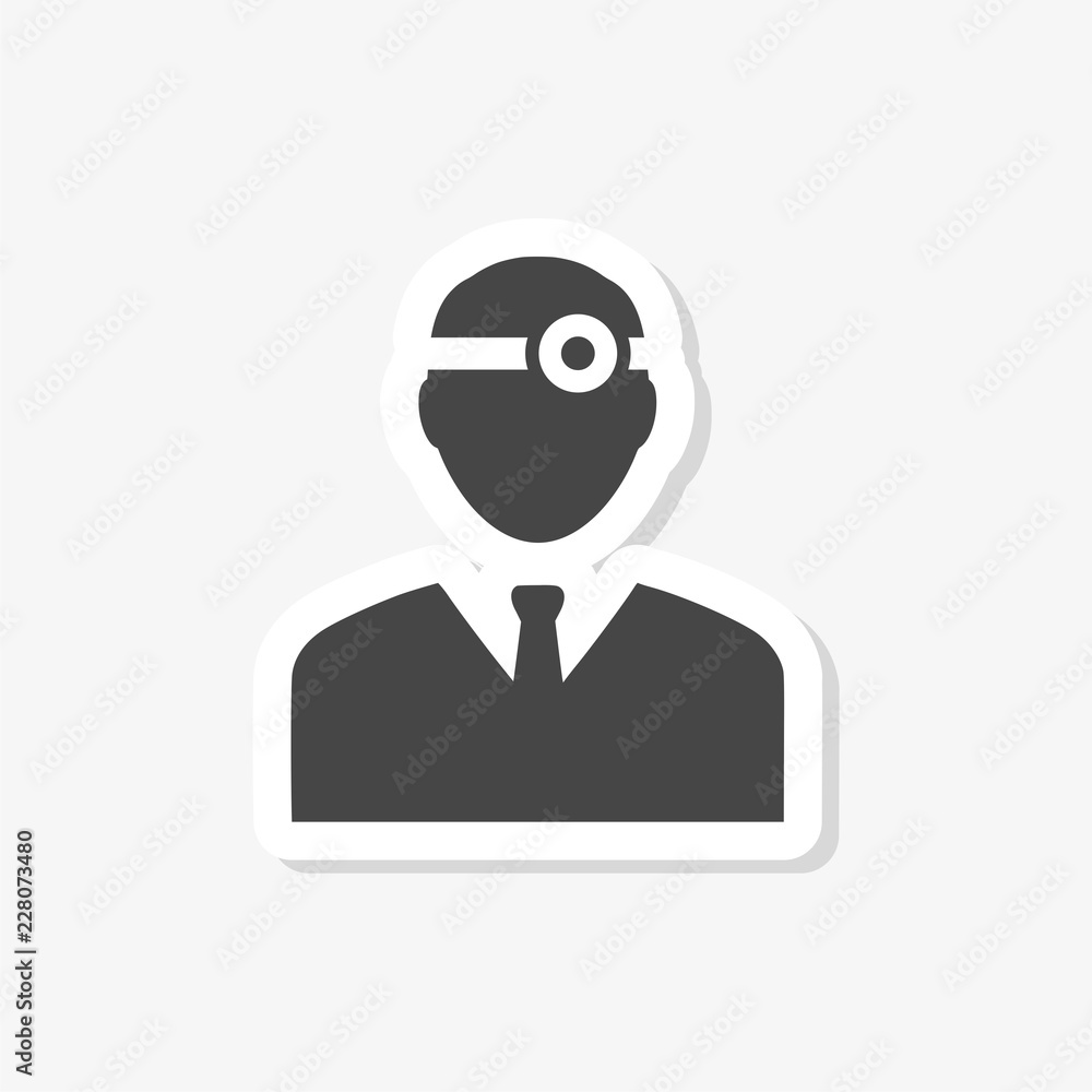 Medical doctor sticker Medical doctor sticker