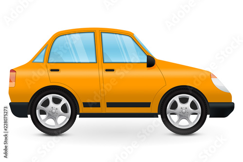 Yellow car