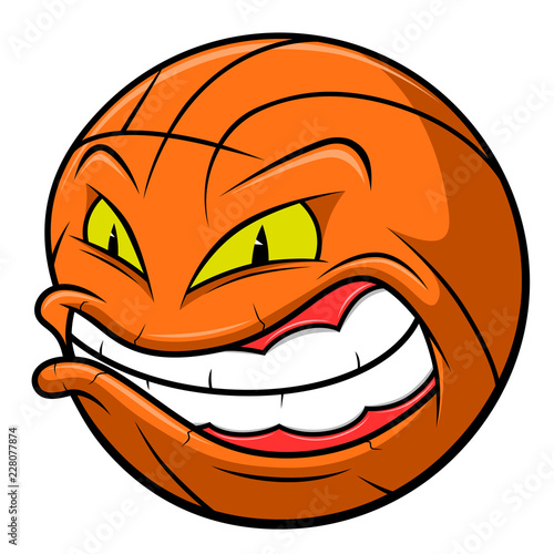 Anger basketball ball
