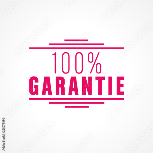100% garantie