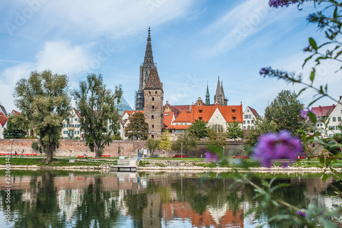 Panorama view of Ulm, Germany