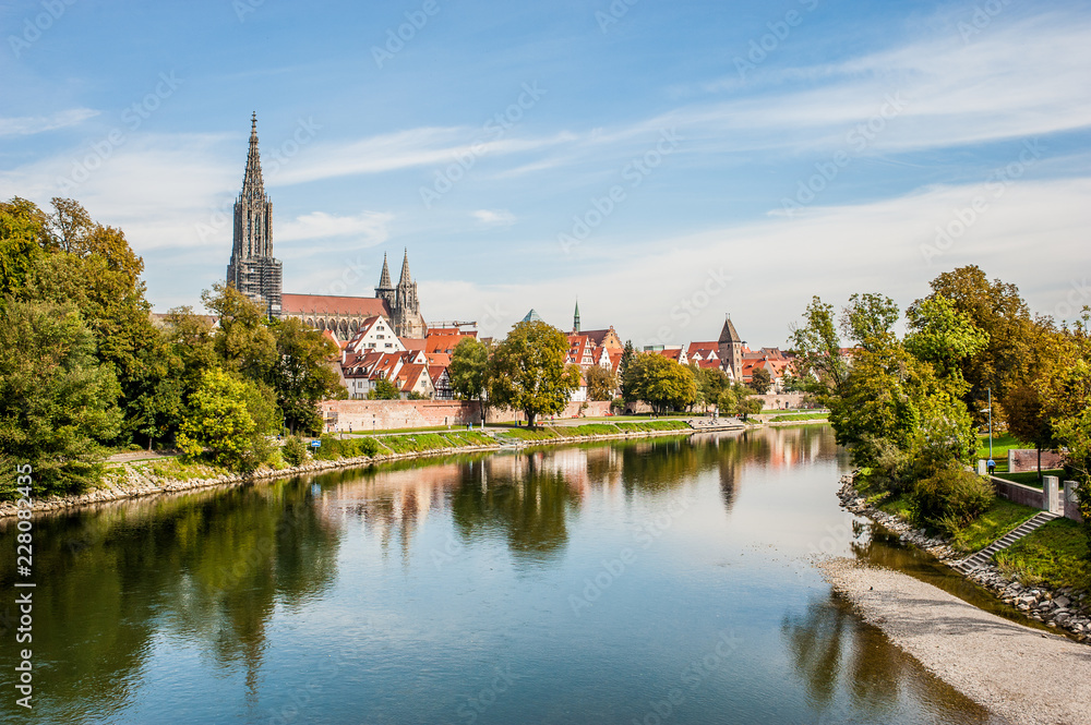 Panorama view of Ulm, Germany Panorama view of Ulm, Germany