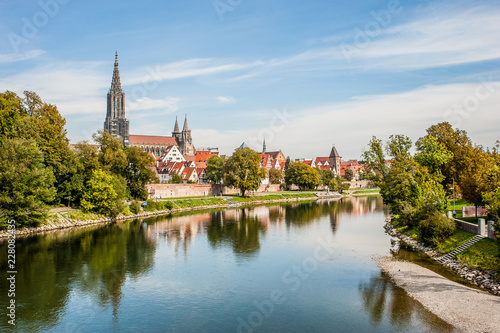 Panorama view of Ulm, Germany photo