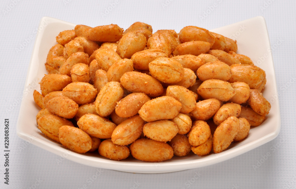 Spicy Peanuts prepared with red chilli powder, heat & salt gives you extra heat and energy to your body Spicy Peanuts prepared with red chilli powder, heat & salt gives you extra heat and energy to your body