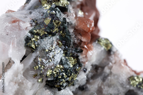 Red quartz, the Beautiful mineral specimen quartz crystal