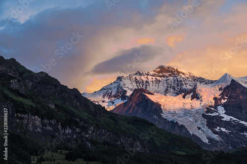 Swiss Mountain Sunset