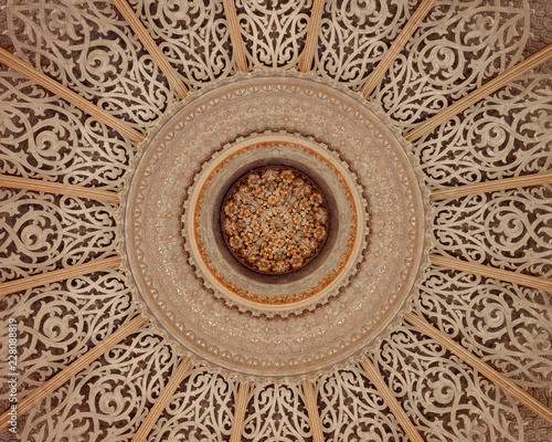 Architecture detail Monseratte Palace in Sintra