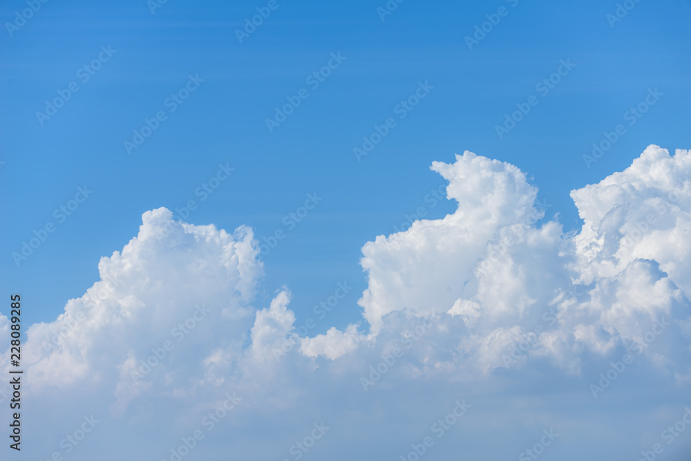 Rain clouds forming with blue sky background Rain clouds forming with blue sky background