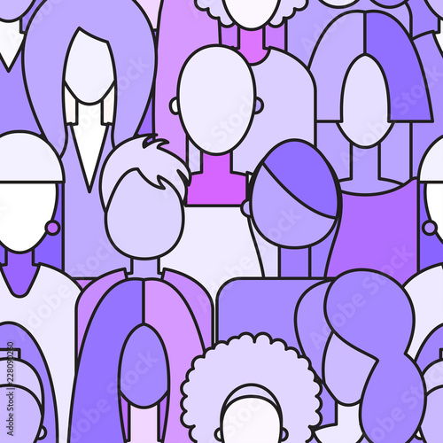 abstract background women