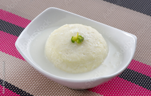 Rasmalai, delicious cottage cheese patty in sweet and thick milk syrup