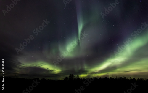 Northern lights  Aurora Borealis 