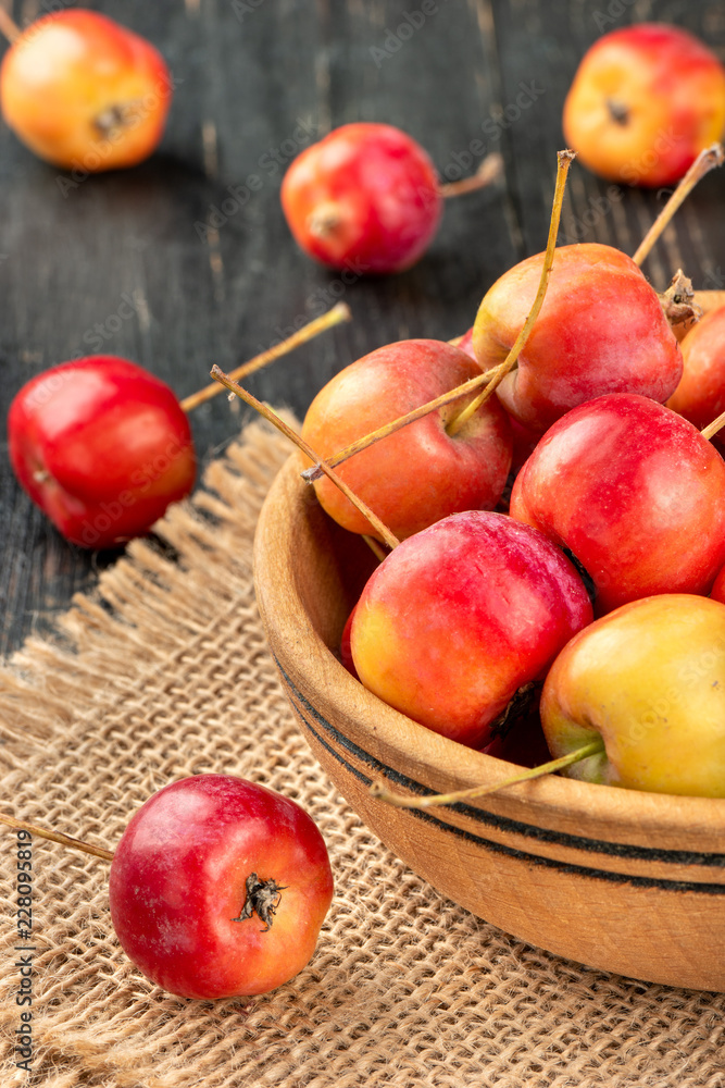 Paradise apples in a bowl Paradise apples in a bowl