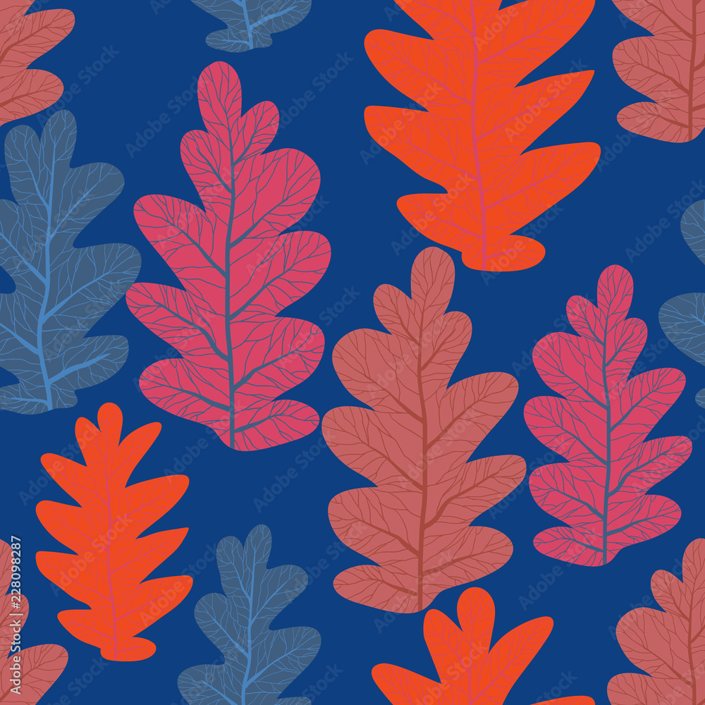 Fototapeta premium Trend Leaves pattern