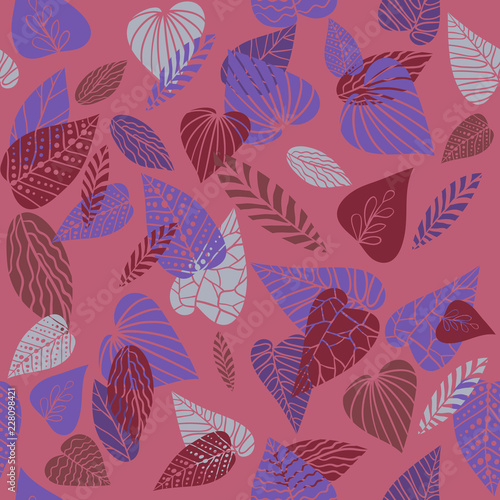 Pink nature pattern