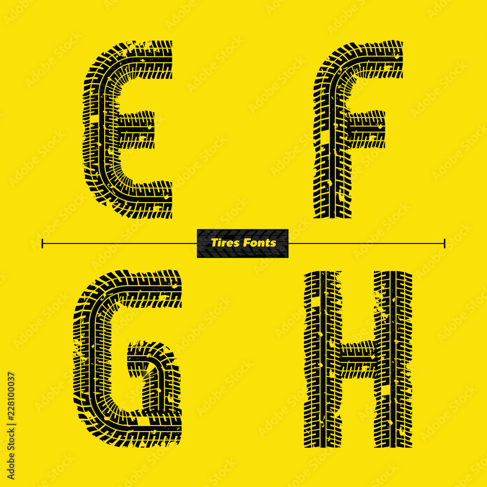 Alphabet Celtic Golden style in a set EFGH Alphabet Celtic Golden style in a set EFGH
