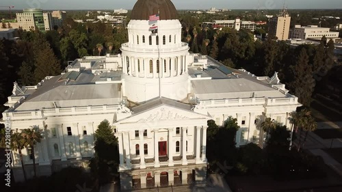 View of the California State Capitol. Sacramento USA