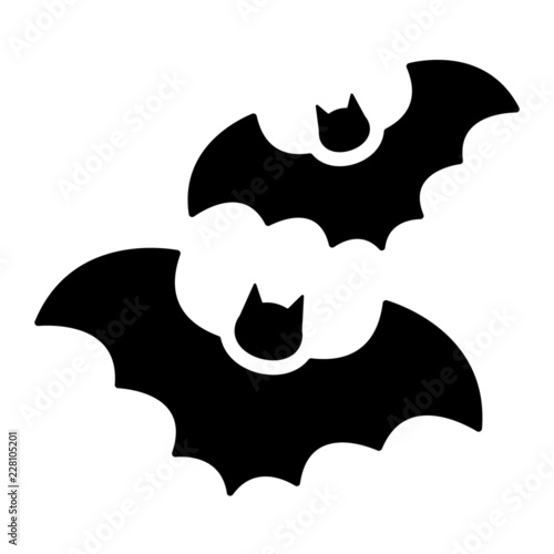 Halloween Icon - Fledermaus