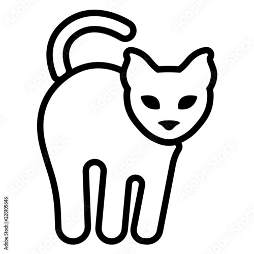 Halloween Icon - Katze