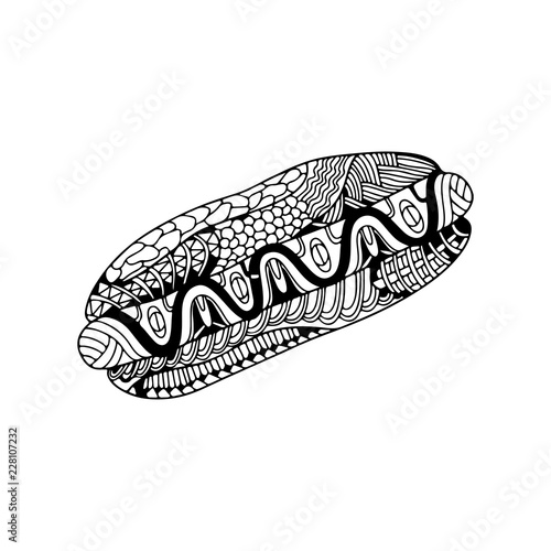 Food ornament, Hotdog ornament