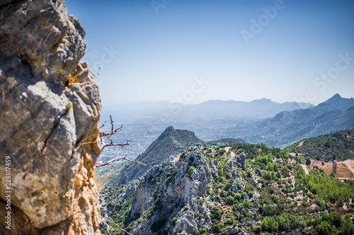 Beautiful day summer view on Kyrenia, Cyprus photo