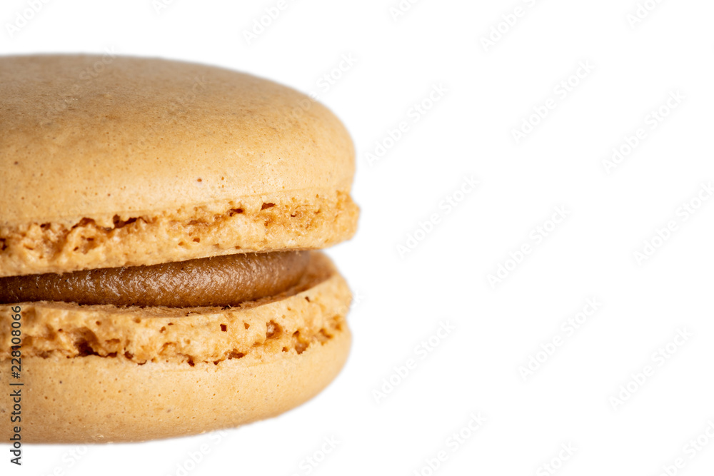 Tasty macaroon isolated on white background Tasty macaroon isolated on white background