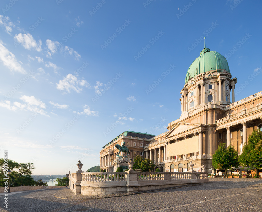 Royal palace in Budapest, Hungary.