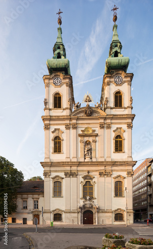 Church of St. Anne in Budapest, Hungary.