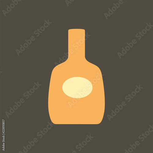 Silhouette icon cognac