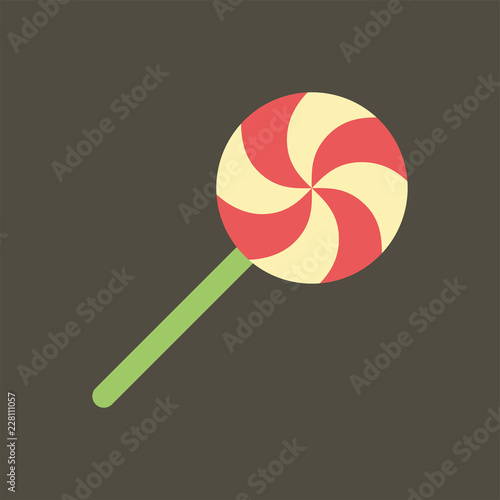 Silhouette icon lollipop